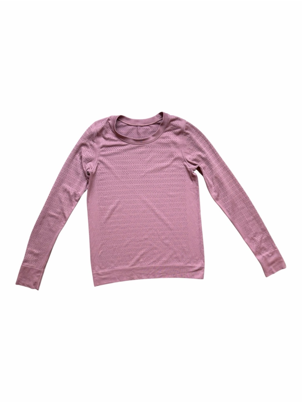 Lululemon Pink Breeze By Long Sleeve Squad